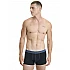 Ανδρικό βαμβακερό εσώρουχο Boxer 2Pack εξωτερικό λάστιχο Walk W1756-202 ΜΑΥΡΟ-ΜΑΥΡΟ