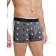 Ανδρικό εσώρουχο Bamboo Boxer Walk W1770-76 ΑΝΘΡΑΚΙ-ΓΚΡΙ