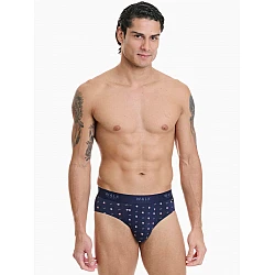 Ανδρικό εσώρουχο Bamboo Slip Walk W1775-23 ΜΠΛΕ BOOLING
