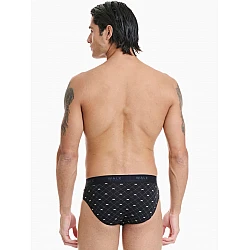 Ανδρικό εσώρουχο Bamboo Slip Walk W1775-24 ΜΑΥΡΟ ΡΟΜΒΟΙ