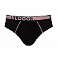 Ανδρικά Σλίπ 2Pack Sloggi Men GO ABC Natural H Midi C2P 10211231-M008 Μαύρο/Μπλε 