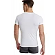 Ανδρική Φανέλα Μπλούζα T-SHIRT BAMBOO Κοντό Μανίκι Λαιμόκοψη V Walk W1991-01 Λευκό 
