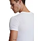 Ανδρική Φανέλα Μπλούζα T-SHIRT BAMBOO Κοντό Μανίκι Λαιμόκοψη V Walk W1991-01 Λευκό 