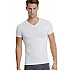 Ανδρική Φανέλα Μπλούζα T-SHIRT BAMBOO Κοντό Μανίκι Λαιμόκοψη V Walk W1991-01 Λευκό 