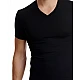 Ανδρική Φανέλα Μπλούζα T-SHIRT BAMBOO Κοντό Μανίκι Λαιμόκοψη V Walk W1991-02 Μαύρο