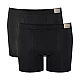 Ανδρικό Εσώρουχο Boxer SHORT Βαμβακερό 2 PACK Εσωτερικό Λάστιχο SLOGGI GO NATURAL 10214622-0004 ΜΑΥΡΟ
