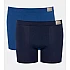 Ανδρικό Εσώρουχο Boxer SHORT Βαμβακερό 2 PACK Εσωτερικό Λάστιχο SLOGGI GO NATURAL 10214622-M008 ΜΠΛΕ ΑΝΟΙΚΤΟ/ΜΠΛΕ ΣΚΟΥΡΟ