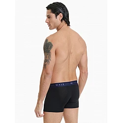 Ανδρικό Εσώρουχο Boxer Bamboo Εξωτερικό Λάστιχο 2Pack Walk W1776-0202 ΜΑΥΡΟ ΑΝΘΡΑΚΙ-ΜΑΥΡΟ ΜΠΛΕ