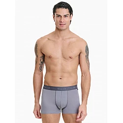 Ανδρικό Εσώρουχο Boxer Bamboo Εξωτερικό Λάστιχο 2Pack Walk W1776-0812 ΑΝΘΡΑΚΙ-ΓΚΡΙ