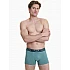 Ανδρικό βαμβακερό εσώρουχο Boxer 2Pack εξωτερικό λάστιχο Walk W1755-1-0374 ΜΠΛΕ ΣΜΑΡΑΓΔΙ