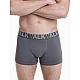 Ανδρικό βαμβακερό εσώρουχο Boxer 2Pack εξωτερικό λάστιχο Walk W1755-1-0812 ΑΝΘΡΑΚΙ-ΓΚΡΙ