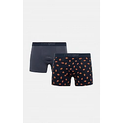 Ανδρικό Εσώρουχο Boxer βαμβακερό 2Pack Rugby Mengear Minerva 96-29468-247 MARINE-RAF