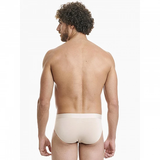 Ανδρικό εσώρουχο Bamboo Αόρατο Seamless Slip WALK W1772-19 ΜΠΕΖ ΑΝΟΙΚΤΟ