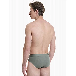 Ανδρικό εσώρουχο Bamboo Αόρατο Seamless Slip WALK W1772-24 ΧΑΚΙ ΣΚΟΥΡΟ 