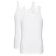 Ανδρική Φανέλα Τιράντα 2PACK- Διπλό Πακέτο Sloggi GO ABC 2.0 H Tank Top 10217768-0003 ΛΕΥΚΟ