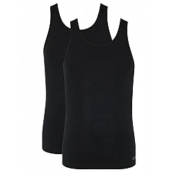 Ανδρική Φανέλα Τιράντα 2PACK- Διπλό Πακέτο Sloggi GO ABC 2.0 H Tank Top 10217768-0004 Μαύρο 