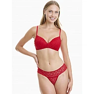 Γυναικείο εσώρουχο Brazilian δαντέλα WALK W2049-44 Κόκκινο
