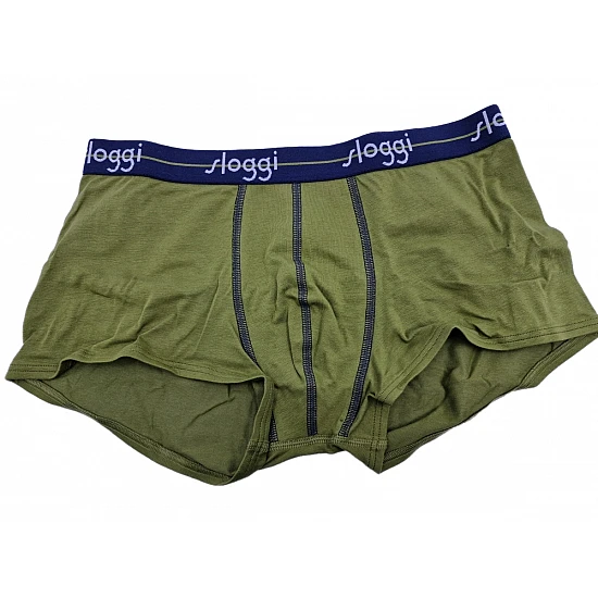 Ανδρικό εσώρουχό μπόξερ Boxer 2PACK Sloggi Start Hipster C2P 10206968 M029 XAKI-ΓΚΡΙ