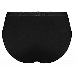 Γυναικεία slip Βαμβακερό Δαντέλα Sloggi Chic Midi 10005199-0004 ΜΑΥΡΟ