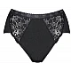 Γυναικεία slip Βαμβακερό Δαντέλα Sloggi Chic Midi 10005199-0004 ΜΑΥΡΟ