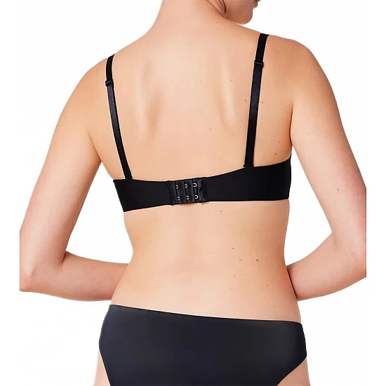 Σουτιέν Strapless Μπανέλα TRIUMPH Pure Micro WDP 10217872 0004 D CUP ΜΑΥΡΟ