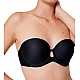 Σουτιέν Strapless Μπανέλα TRIUMPH Pure Micro WDP 10217872 0004 D CUP ΜΑΥΡΟ