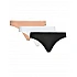Γυναικείο slip Tai 3 PACK Βαμβακερό APPLE 0220238E WHITE-BLACK-SKIN