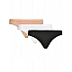 Γυναικείο slip Tai 3 PACK Βαμβακερό APPLE 0220238E WHITE-BLACK-SKIN