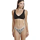 Γυναικείο Εσώρουχο 2Pack Bamboo THONG WALK W2013-61 ΜΑΥΡΟ ΕΜΠΡΙΜΕ