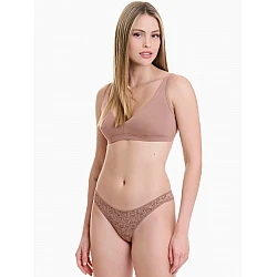 Γυναικείο Εσώρουχο Slip Rio Bamboo 2 PACK WALK W2018-38 ΚΑΦΕ ΜΑΥΡΟ