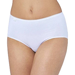 Γυναικείο εσώρουχο Midi Sloggi Basic 10005038-0003 2Pack Λευκό 