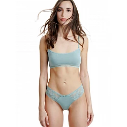 Γυναικείο εσώρουχο δαντέλα microfiber string Lace Thong WALK W2019-60 ΒΕΡΑΜΑΝ