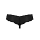 Γυναικείο εσώρουχο Χωρίς Ραφές Sloggi Zero Cotton Hipstring 10193310-0004/04 Μαύρο