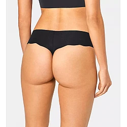 Γυναικείο εσώρουχο Χωρίς Ραφές Sloggi Zero Cotton Hipstring 10193310-0004/04 Μαύρο