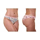Γυναικείο εσώρουχο Slip Brazil Bamboo Eco Friendly 2 Τεμάχια Εμπριμέ APPLE 0222303-123 FIORES