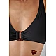 Γυναικείο μαγιό τρίγωνο Μεγάλο Στήθος Bikini Top Blu4u 25366092D-02 D Cup ΜΑΥΡΟ