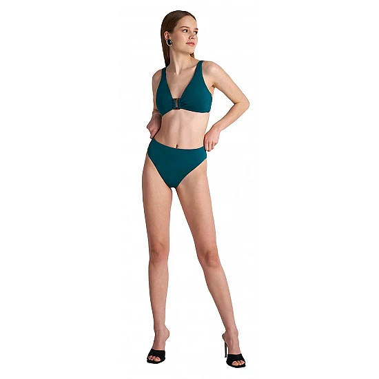 Γυναικείο μαγιό τρίγωνο Μεγάλο Στήθος Bikini Top Blu4u 24366092D-21 D Cup ΠΕΤΡΟΛ