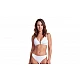 Γυναικείο μαγιό τρίγωνο Μεγάλο Στήθος Bikini Top Blu4u 26366092D-01 D Cup ΛΕΥΚΟ