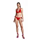 Γυναικείο μαγιό Bikini Bottom με κορδόνι FASHION SOLIDS BLU4U 26365082-1-07 Κόκκινο