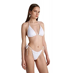 Γυναικείο μαγιό ρυθμιζόμενο τρίγωνο Bikini Top FASHION SOLIDS Blu4u 26366089-01 Λευκό