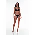 Γυναικείο μαγιό Μονόχρωμο Τριγωνάκι Bikini top push up Bluepoint 26066089-02 B Cup Μαύρο 