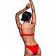 Γυναικείο μαγιό Bikini Bottom SOLIDS BRAZILIAN Με Κόψιμο V Bluepoint 22065084-07 Κόκκινο