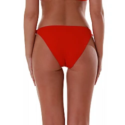Γυναικείο Μαγιό με πλαϊνό κορδόνι Bikini Bottom Bluepoint 26065094-07 ΚΟΚΚΙΝΟ