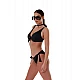 Γυναικείο μαγιό με πλαϊνό κορδόνι Bikini Bottom Bluepoint 26065094-02 BLACK