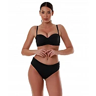 Γυναικείο μαγιό bikini bottom με μπάσκα BLUEPOINT 26065097-02 ΜΑΥΡΟ