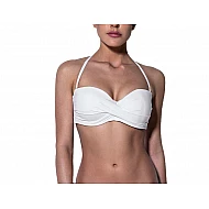 Γυναικείο μαγιό Bikini Top Strapless Μπανέλα Bluepoint 26066093D-01 D Cup ΛΕΥΚΟ
