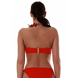 Γυναικείο μαγιό Bikini Top Strapless Bluepoint 26066093D-07  D Cup ΚΟΚΚΙΝΟ