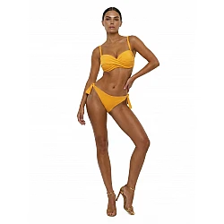 Γυναικείο μαγιό Bikini Top Strapless Μπανέλα Bluepoint 26066093D-08  D Cup Κίτρινο