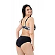 Γυναικείο Μαγιό Bikini Top μπανέλα Μικρή ενίσχυση ECO FIBRES DORINA BAKO D000541MI010-WH0010 E-F Cup Μαύρο-Λευκό