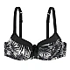 Γυναικείο Μαγιό Bikini Top μπανέλα Μικρή ενίσχυση ECO FIBRES DORINA BAKO D000541MI010-WH0010 E-F Cup Μαύρο-Λευκό